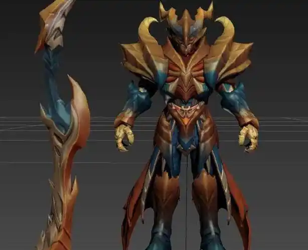 王者荣耀好皮肤配强英雄魔龙铠甲霸气袭来