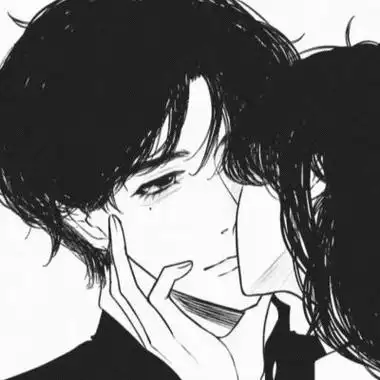 动漫头像冷酷黑白情侣头像恋爱有多甜幸福就有多远