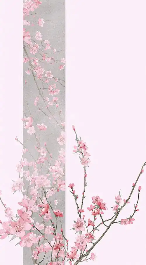 古风美图,高清竖屏壁纸人面桃花相映红 来自微博@伊吹鸡腿子