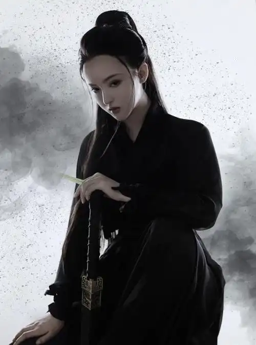 冷艳的古风女剑客_高清图集_新浪网
