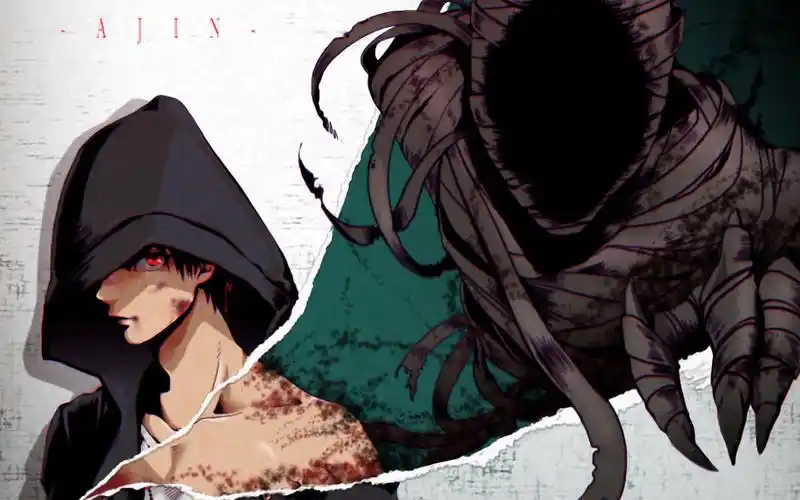 亚人炫酷科幻动漫插画图片桌面壁纸亚人动漫帅哥动漫壁纸永井圭海斗