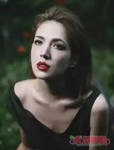 墨守成规小女生最短小背头要多长 女生梳三七分短发背头设计(3)