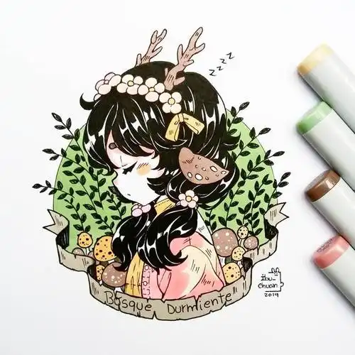 q版动漫人物怎么画?超可爱的q版人物萌图,新手临摹用!