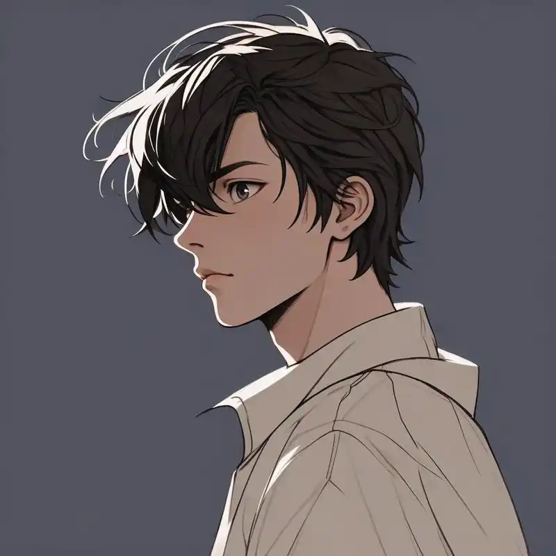 动漫头像男侧面🎨