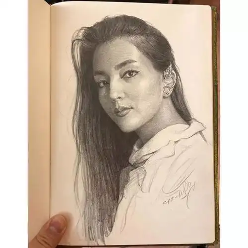 素描肖像小稿练手,画出百看不厌好作品