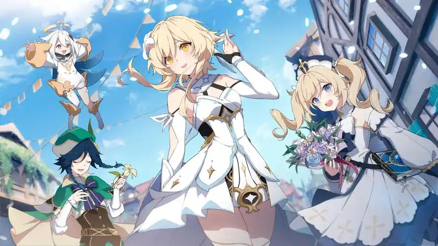 原神荧p站同人图集高清壁纸原画