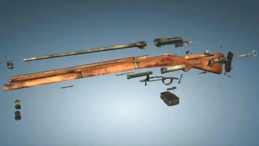 毛瑟98k狙击枪完全拆卸与组装