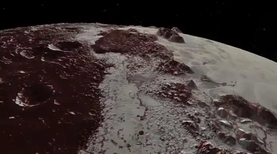 nasa制作的冥王星地表展示图