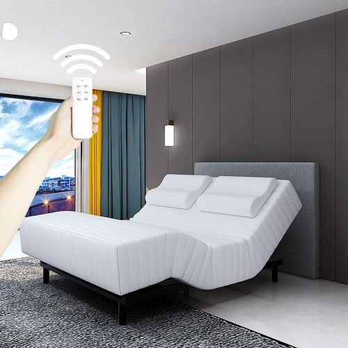 遥控电动床垫智能全自动升降多功能简约现代双人主卧婚床轻奢按摩