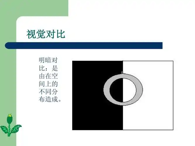 大学公共心理学感觉与知 视觉对比 明暗对   :是 由在空 间上的 不同