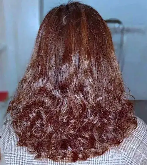 发型鉴赏艾文热烫氢烫原创作品图