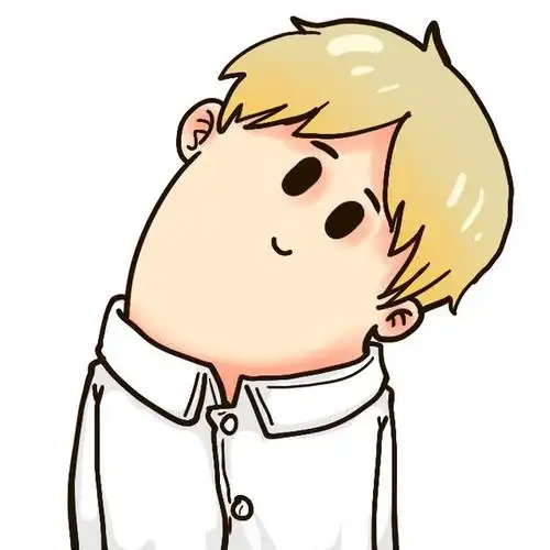 歪头卡通图