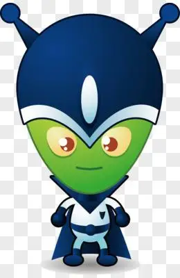 手绘紫色卡通外星人素材pngpsd手绘绿色卡通外星人素材pngpsd恐龙剪影