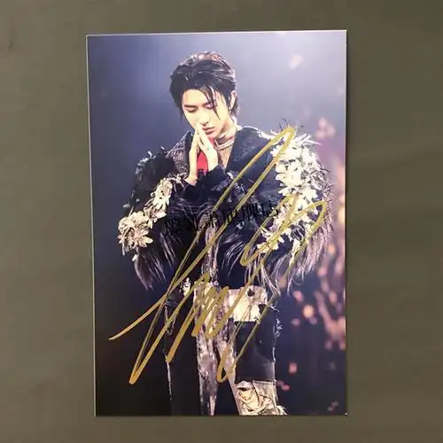 小米mi生态蔡徐坤2022官方应援迷盒蔡徐坤签名照亲笔保真2022巡回演唱