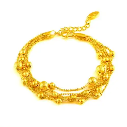 周大生黄金手链女款