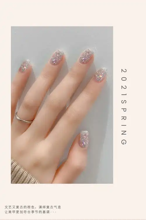 美潮光疗指甲油胶2021年新款流行色夏天裸色车厘子酒红美甲店专用 064