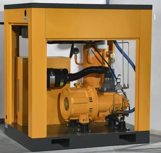 煜顶风永磁变频螺杆式空压机75kw15匹22大型空气压缩机工业级无油气泵