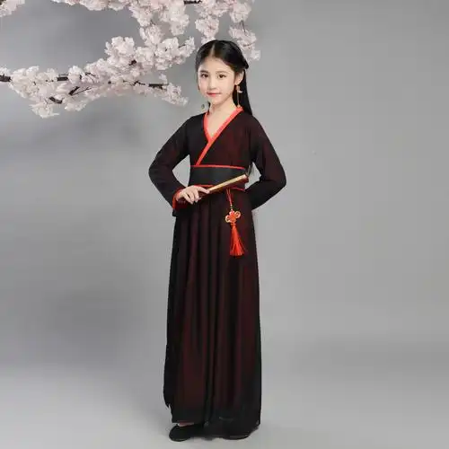 女童汉服夏季中国国风2022新款超仙古装儿童民族服装