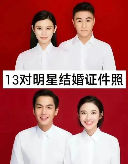 67盘点13对明星的结婚照你们觉得哪对最有夫妻相