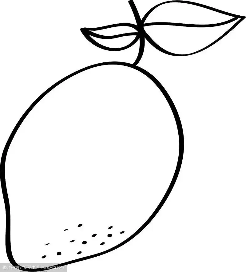 芒果鲜果画图标