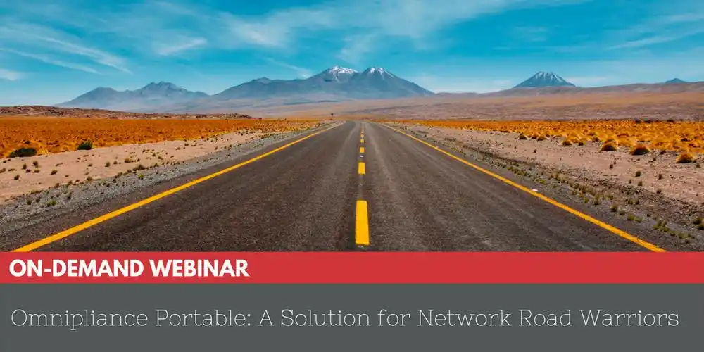 omnipliance portable: a solution for network road warriors - sav