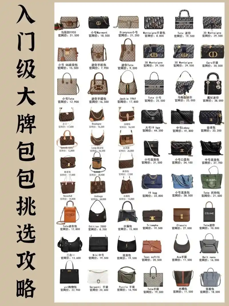 入门级大牌包包该怎么选71.