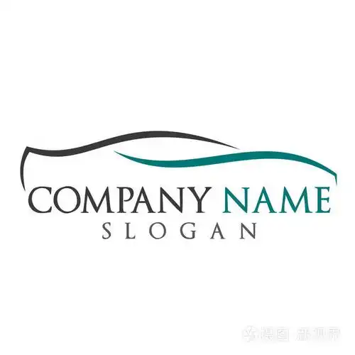 抽象概念汽车主题矢量标志设计汽车设计