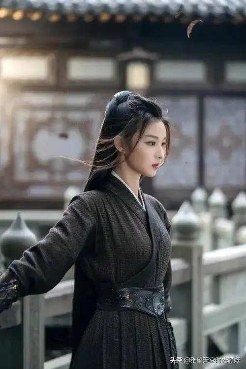 古装剧中霸气女子(盘点古装剧中的黑衣女神)(6)
