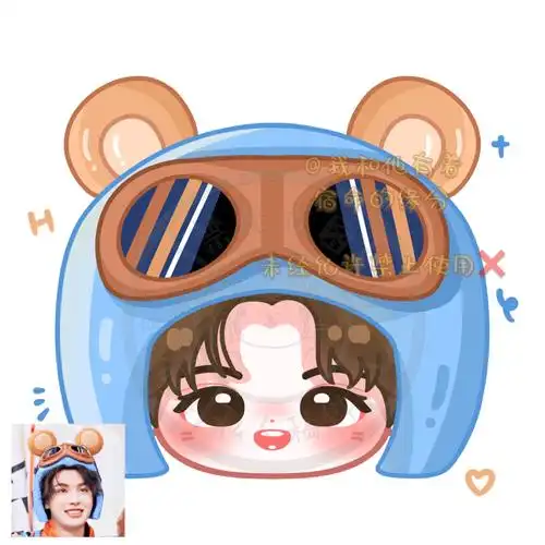 客单案例展示q版大头属性黄明昊