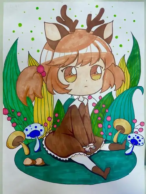 零基础学画画  #绘画过程  #少儿美育