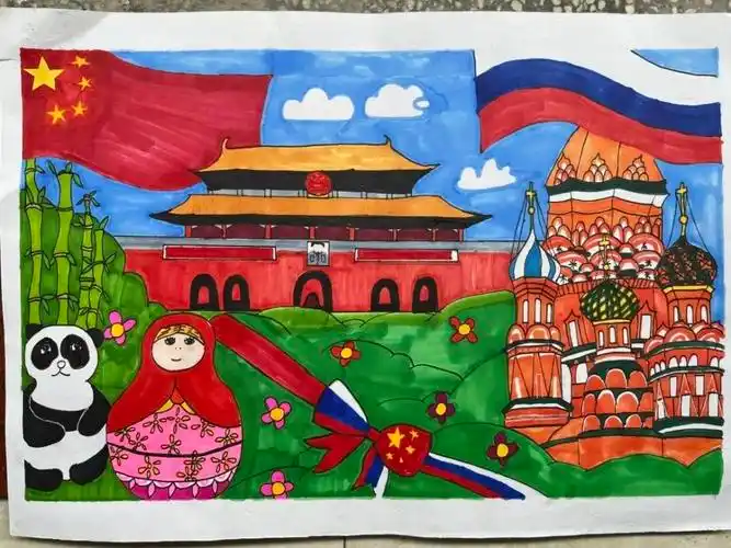 这个正在俄罗斯远东举行的画展有来自广州的作品