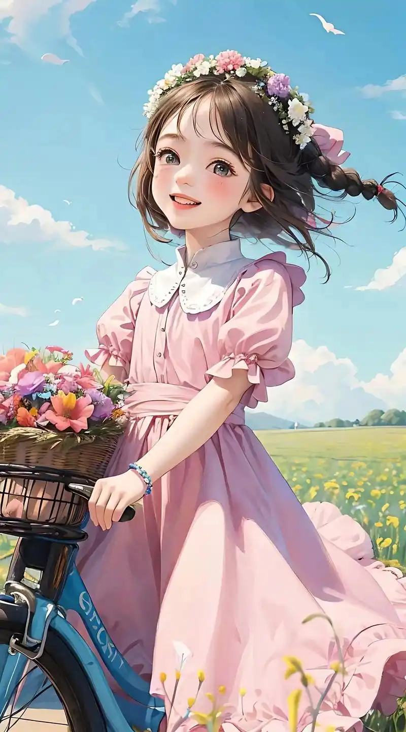 带着灿烂的心情,灿烂的笑容,童年就是这么浪漫美好!你有吗?