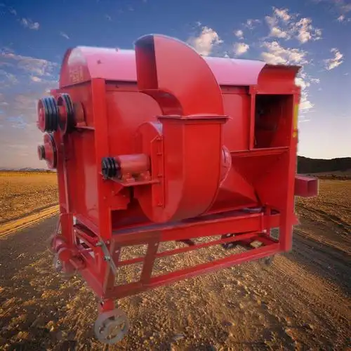 可移动式小麦水稻脱粒机打粒机 新型家用多功能稻谷脱粒机