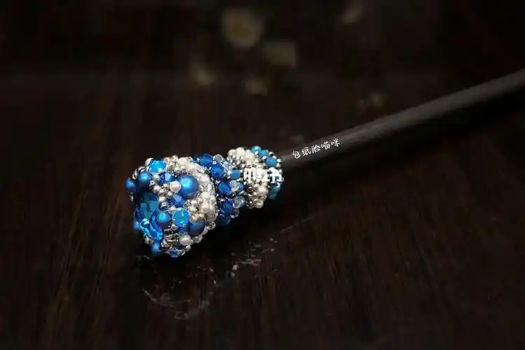 串珠施华洛世奇水晶发簪