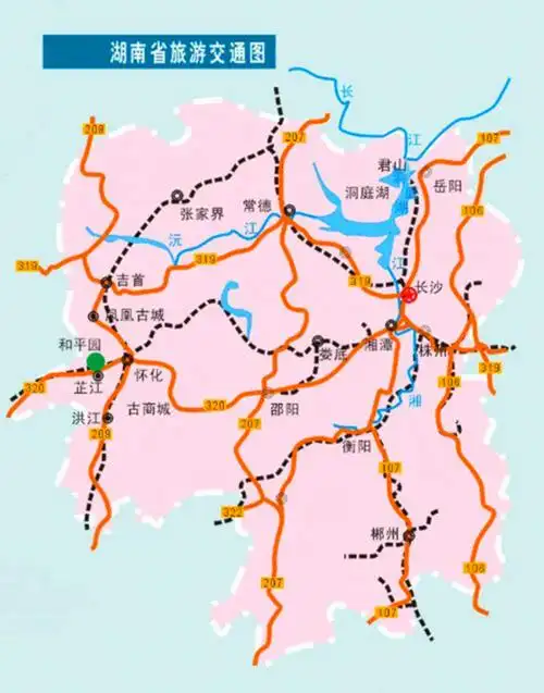 湖南凤凰的交通指南