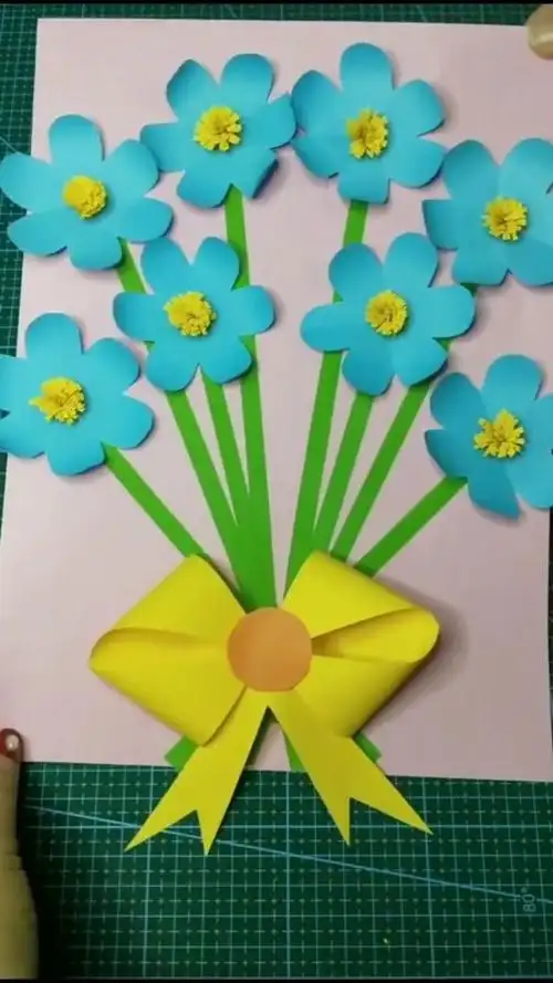 超简单的手工贴纸画,各位家长学起来吧!