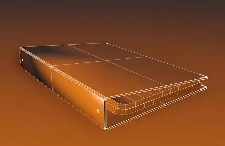 binder with round rings and paper sheets3d模型