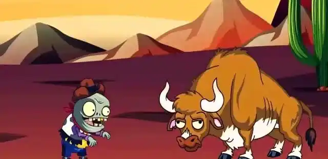 植物大战僵尸:骑牛的小僵尸