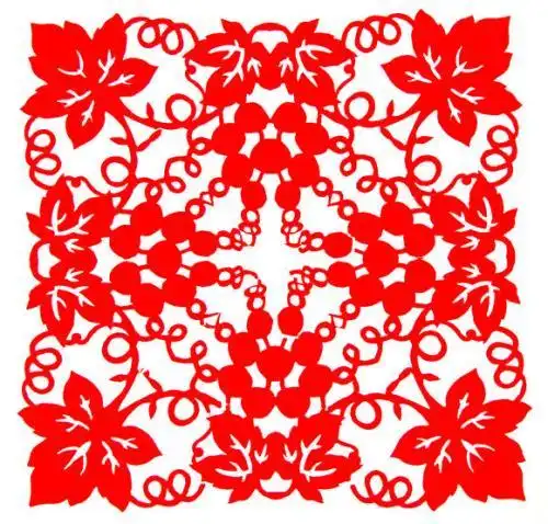 转载怎样制作四角形折叠剪纸 《陈耀教你学剪纸系列