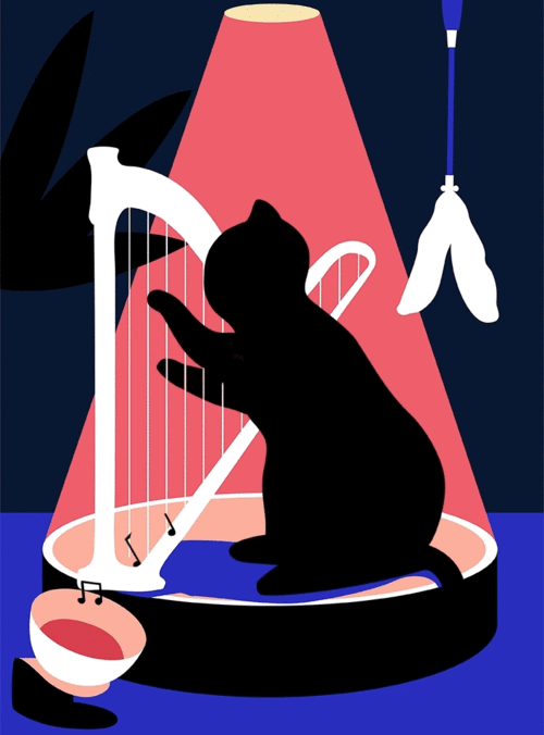 有只猫开了家音乐占卜馆,不来看看么