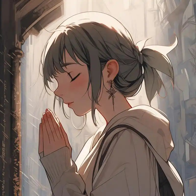 05双手合十祈祷头像05 双手合十,默默祈祷,愿世界和平,人人幸福.