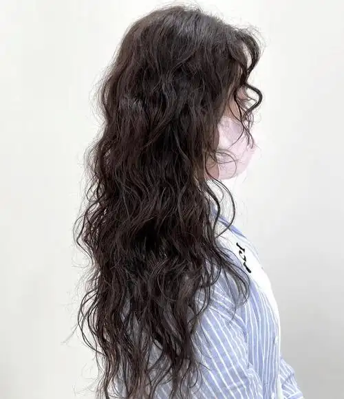 长发烫满头风情万种又上头