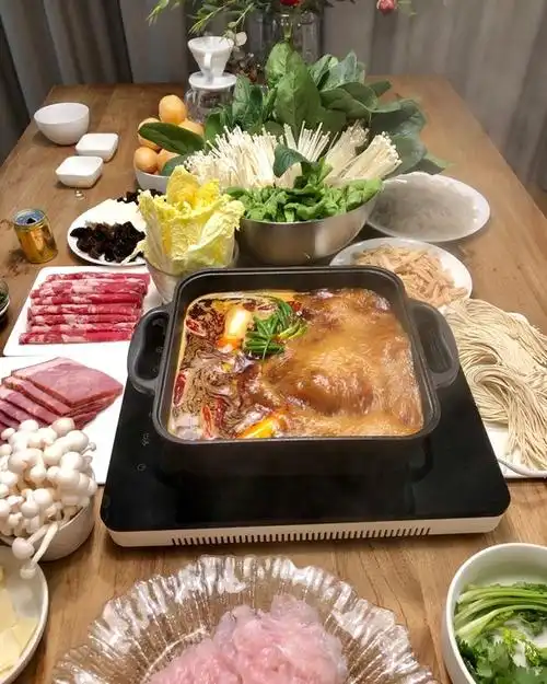 夏夏310做的家庭版火锅