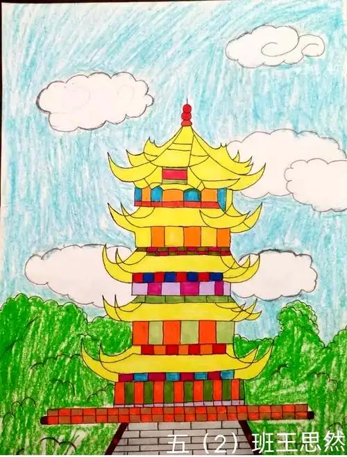 "停课不停学"美术七彩课堂六——线描古建筑