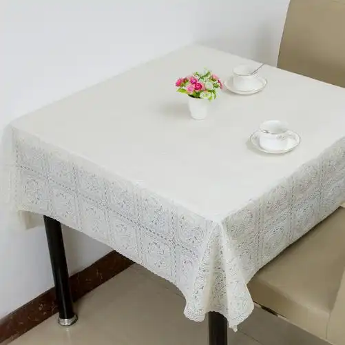 桌布正方形八仙桌台布田园防水免洗防尘餐桌方桌桌布