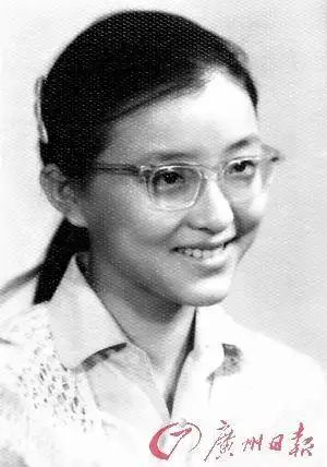 杨澜照片 中学时的杨澜