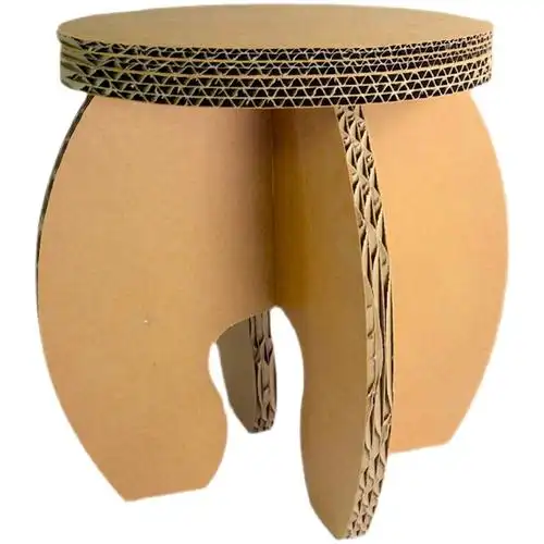 拼装凳子纸板手工diy制作健康环保板凳过家家其他手工制作