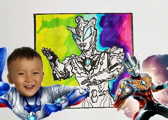 画一个奥特曼捷德奥特曼