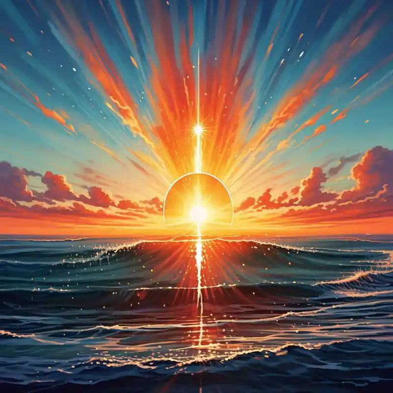 海上日出微信头像93,好运的象征78