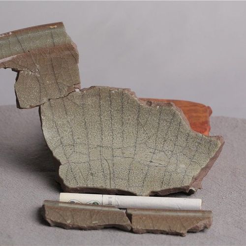 南宋龙泉窑 龙泉官窑瓷片 官窑类 包老保真 古玩瓷器 古董收藏